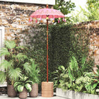Balinese parasol roze 125x125x260 cm