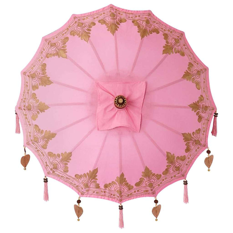 Balinese Parasol Roze 125 x 125 x 260 cm