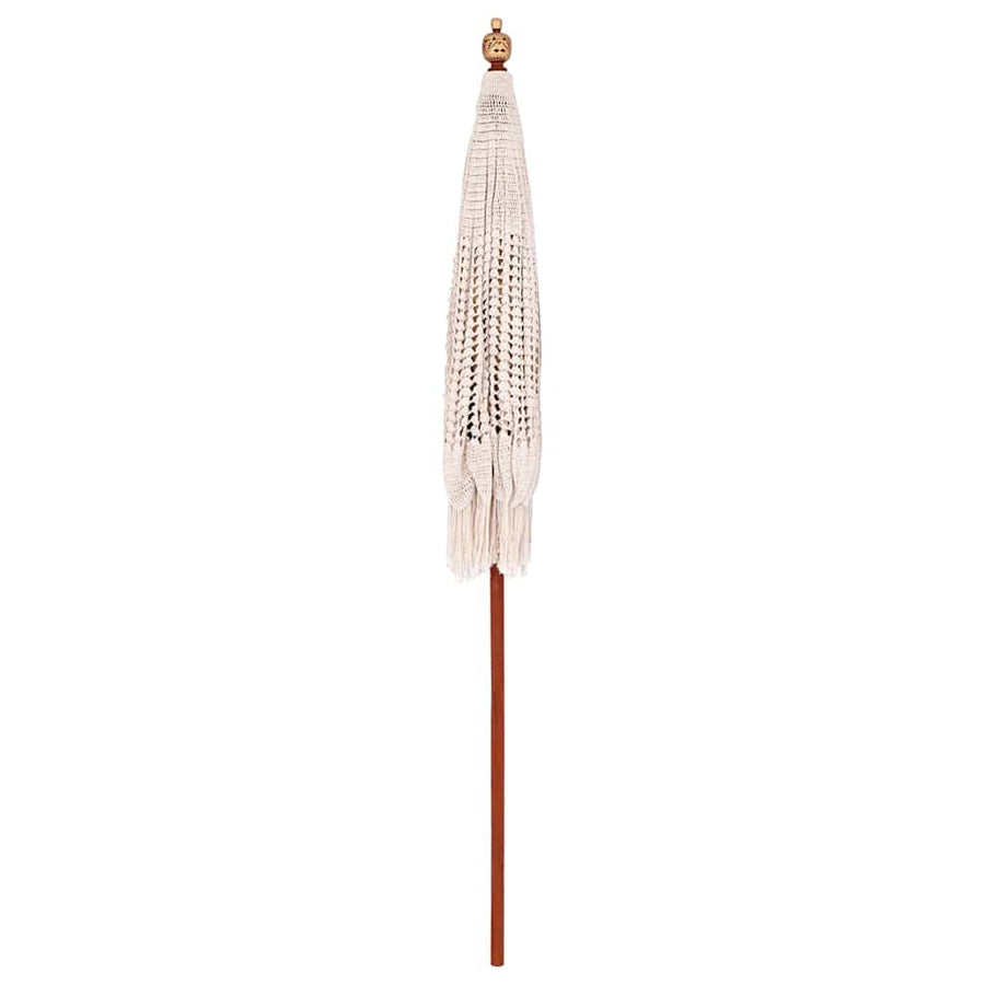 Parasol Anders Crème x 250 cm Katoen en massief hout