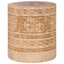 Parasolvoet Naturel Ø34 x 40 cm Massief Hout