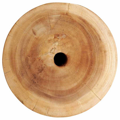 Parasolvoet Naturel Ø34 x 40 cm Massief Hout