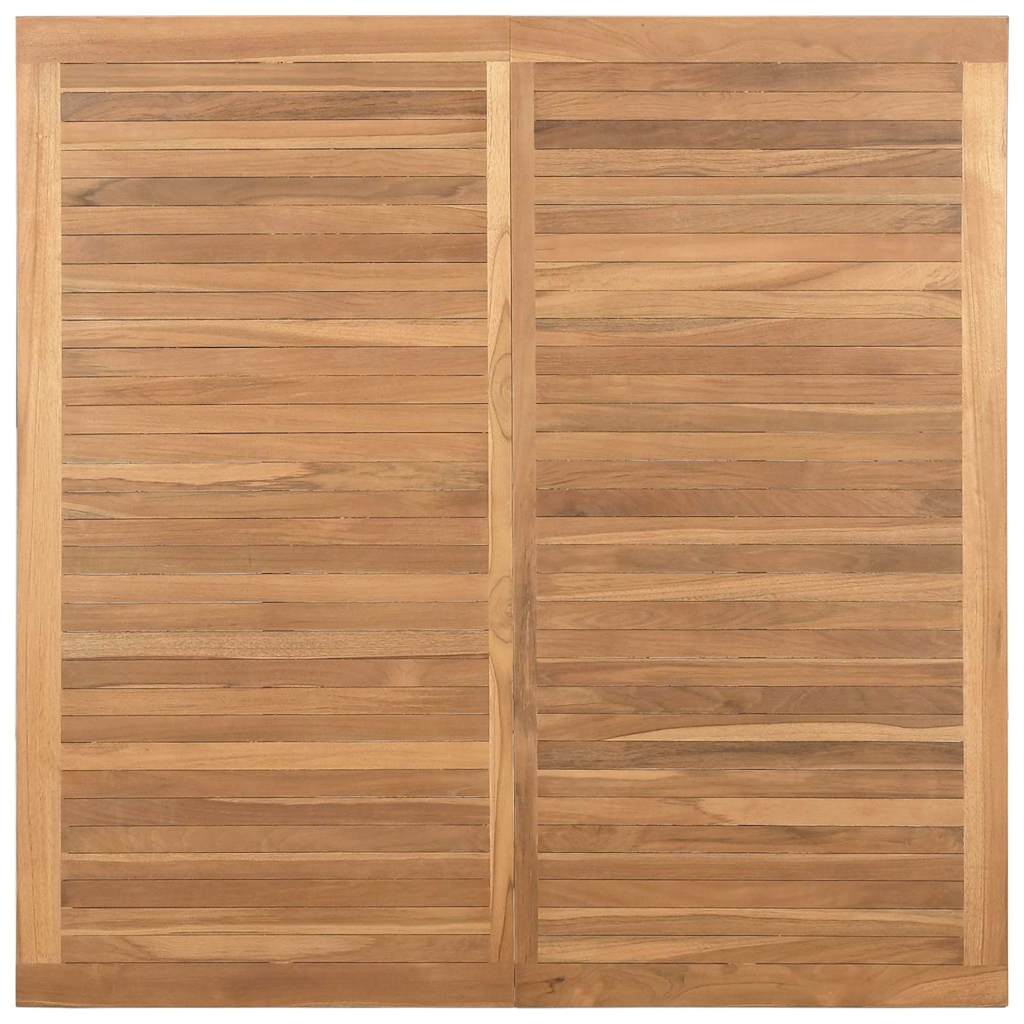 Salontafel Bruin 110 x 110 x 45 cm Massief teakhout