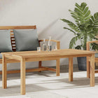 Coffee Table Brown 110 x 55 x 45 cm Solid Teak Wood