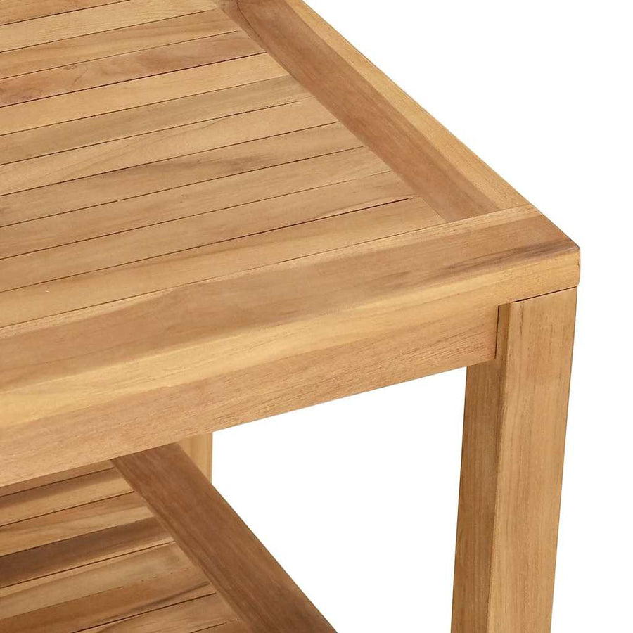 Salontafel Bruin 45 x 45 x 45 cm Massief teakhout