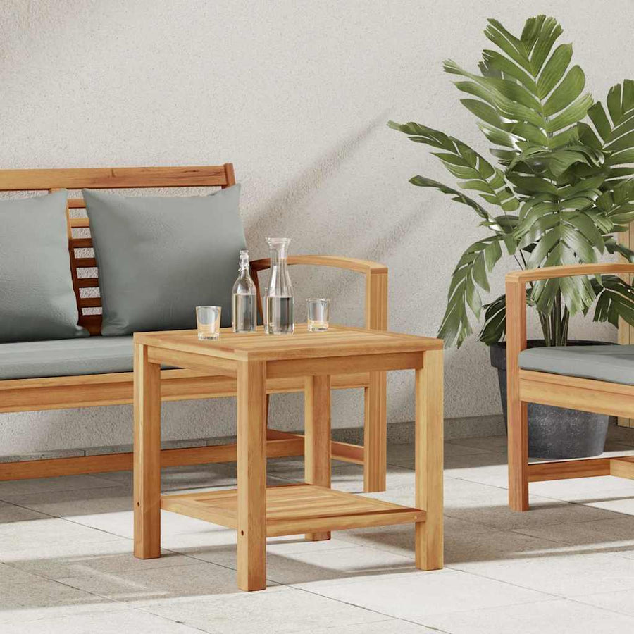 Salontafel Bruin 45 x 45 x 45 cm Massief teakhout