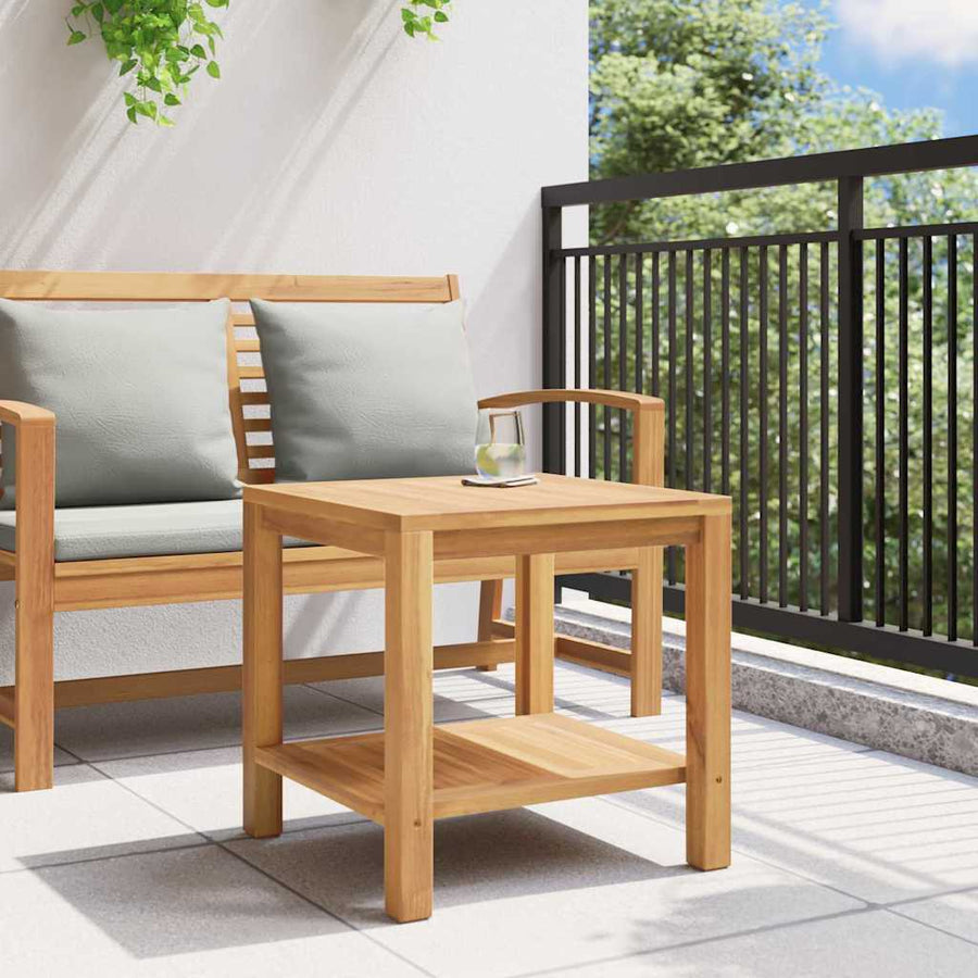 Salontafel Bruin 45 x 45 x 45 cm Massief teakhout