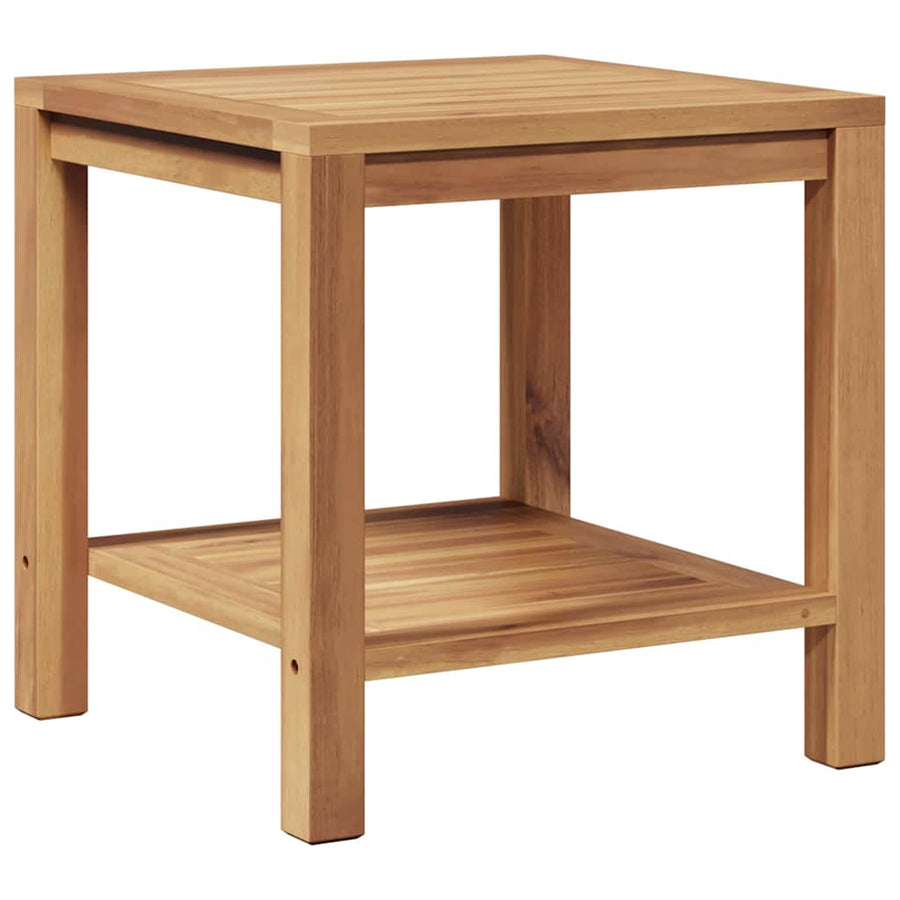 Salontafel Bruin 45 x 45 x 45 cm Massief teakhout