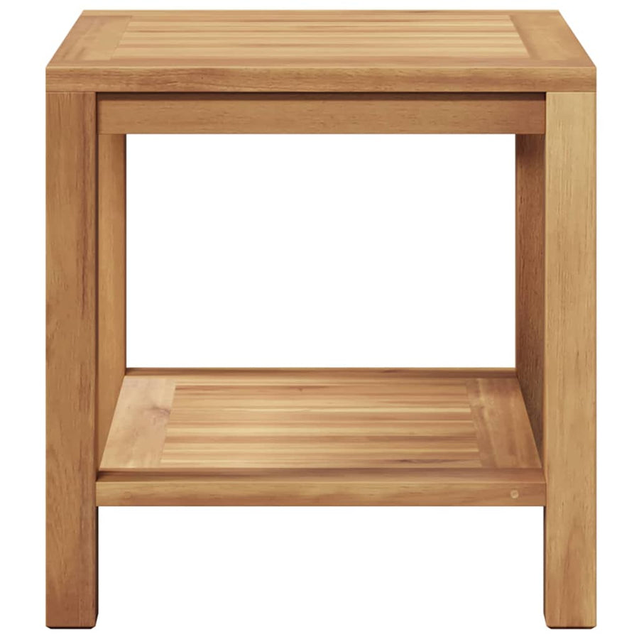 Salontafel Bruin 45 x 45 x 45 cm Massief teakhout