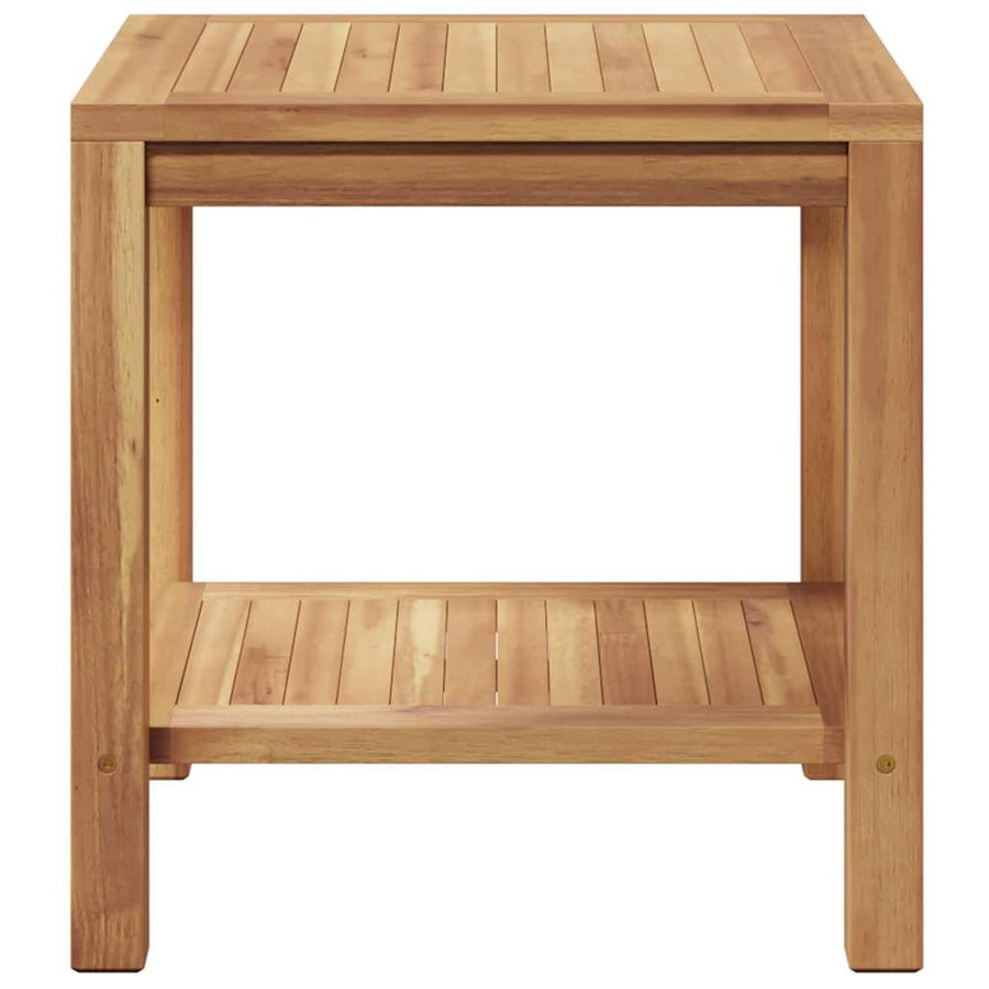 Salontafel Bruin 45 x 45 x 45 cm Massief teakhout