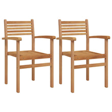 Tuinstapelstoelen 2 pcs Bruin 55.5 x 55.5 x 90 cm