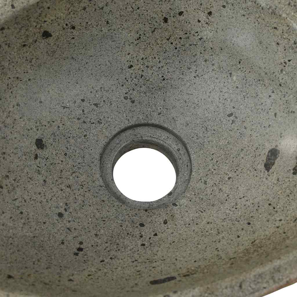 Wasbak Lichtgrijs (30-37) x (25-30) x 12 cm Riviersteen
