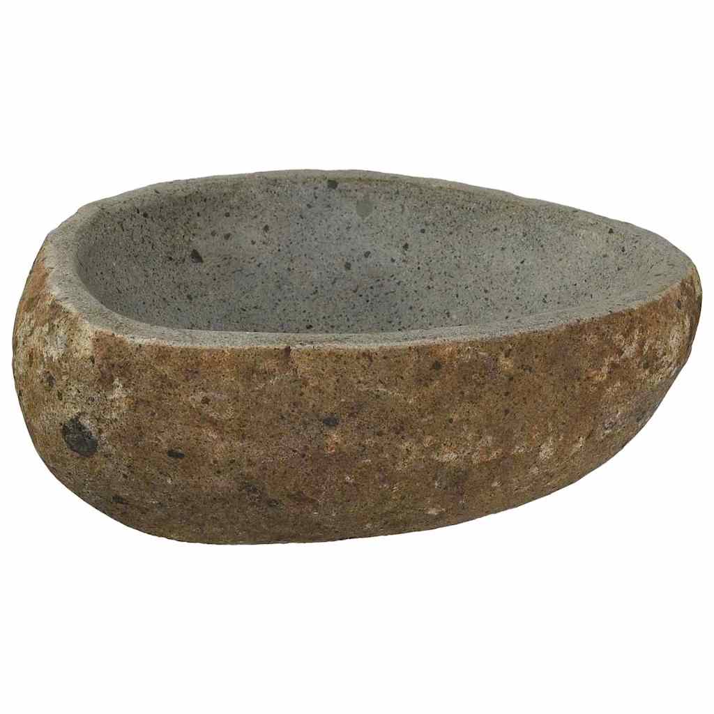 Wasbak Lichtgrijs (30-37) x (25-30) x 12 cm Riviersteen