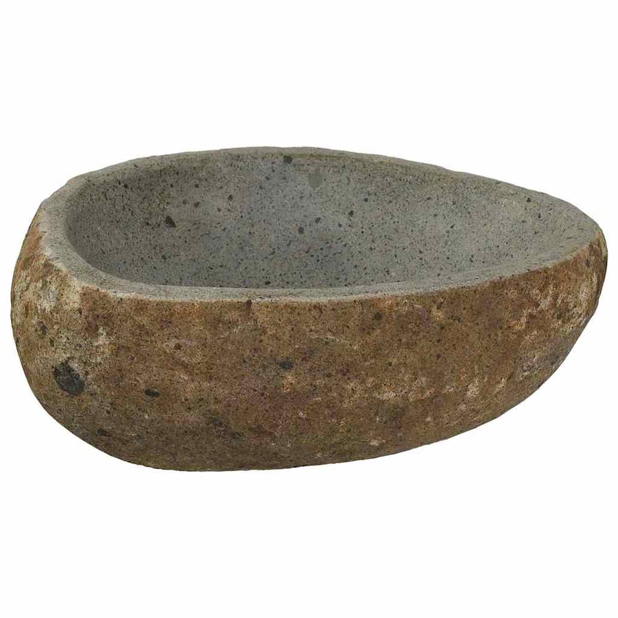 Wasbak Lichtgrijs (30-37) x (25-30) x 12 cm Riviersteen
