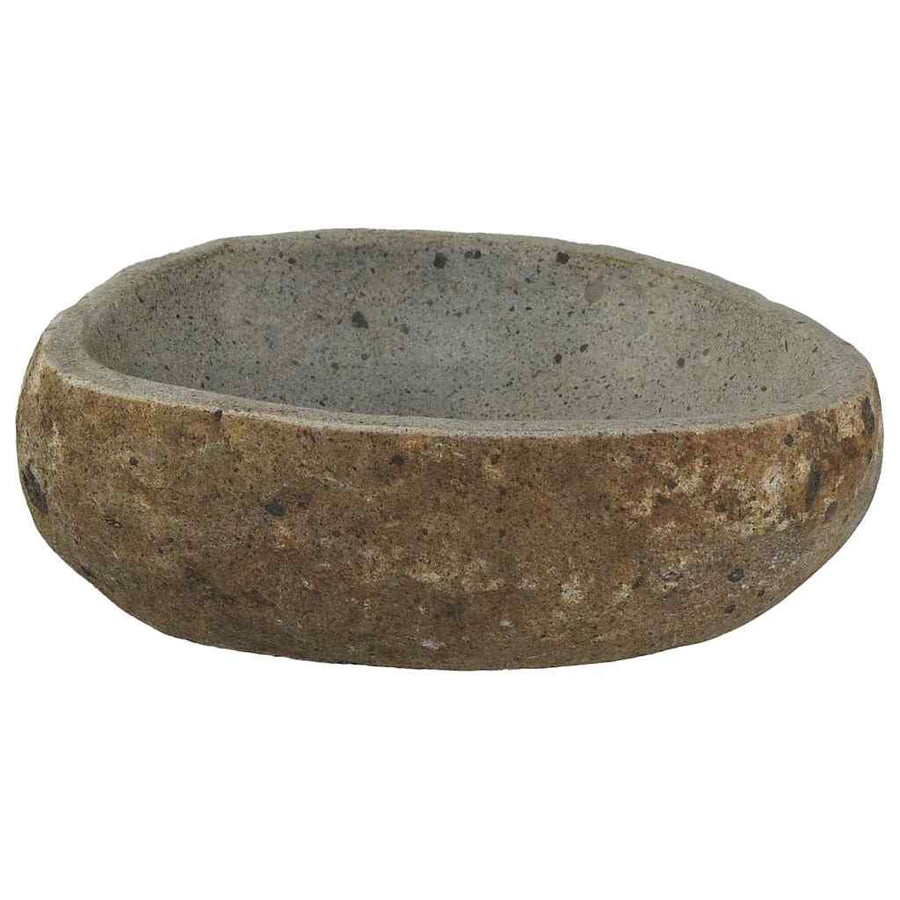 Wasbak Lichtgrijs (30-37) x (25-30) x 12 cm Riviersteen