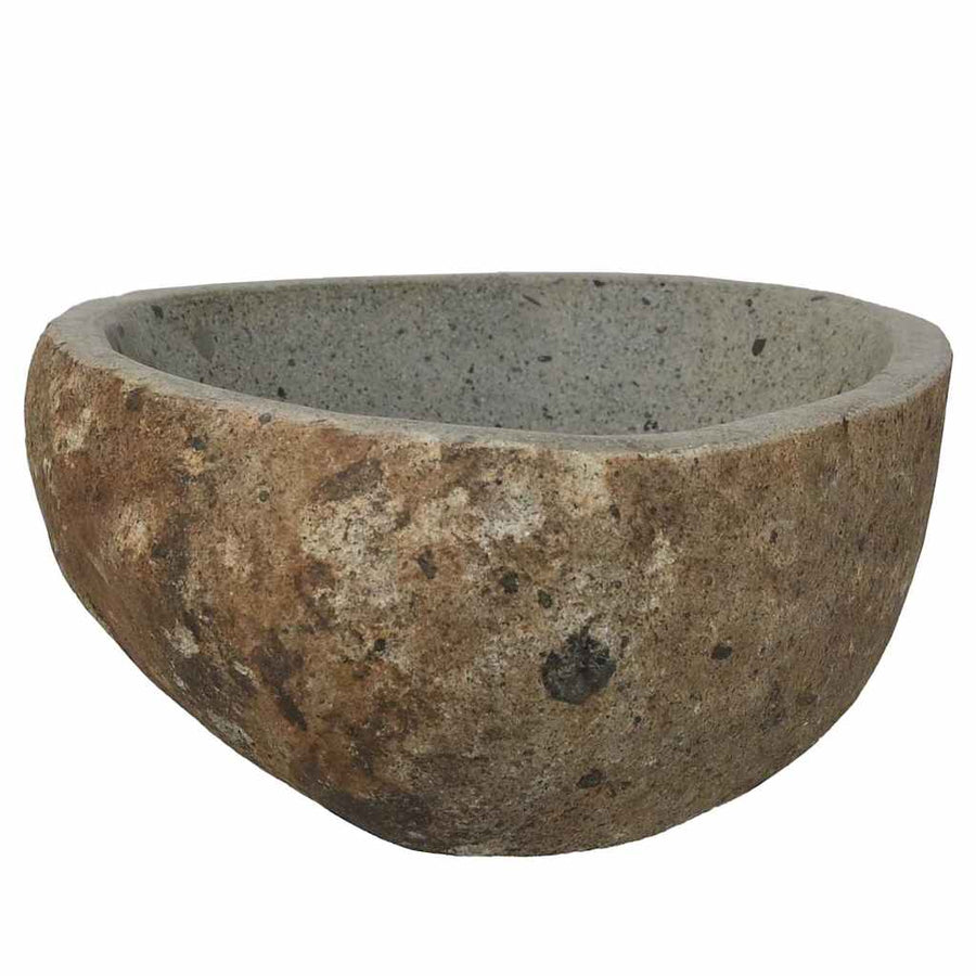 Wasbak Lichtgrijs (30-37) x (25-30) x 12 cm Riviersteen