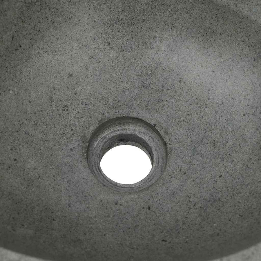 Wasbak Lichtgrijs (38-45) x (30-35) x 15 cm Riviersteen