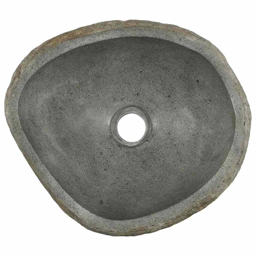 Wasbak Lichtgrijs (38-45) x (30-35) x 15 cm Riviersteen
