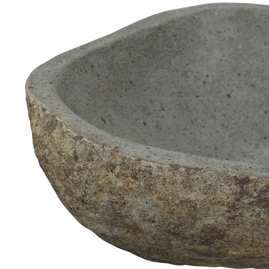 Wasbak Lichtgrijs (46-52) x (35-40) x 15 cm Riviersteen