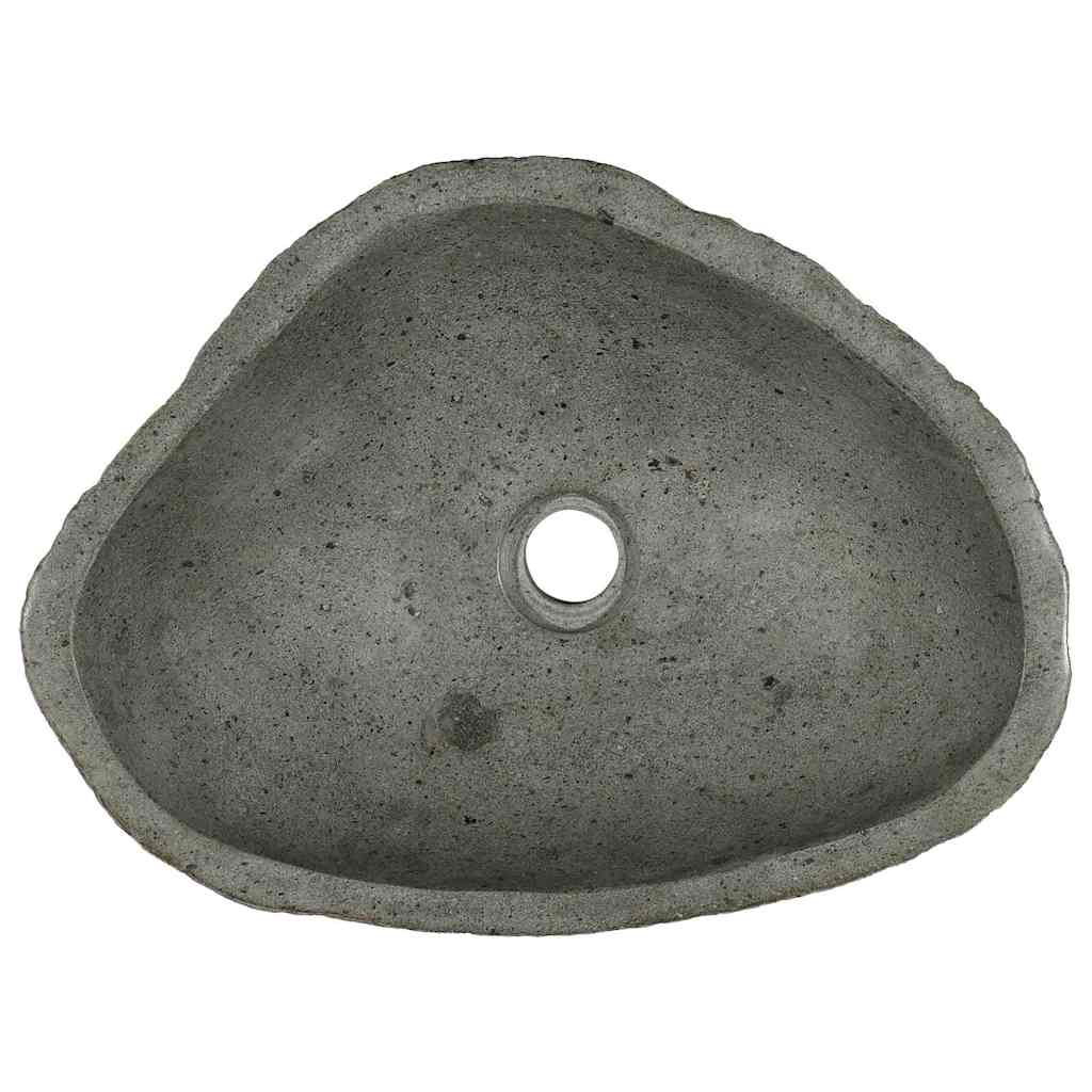 Wasbak Lichtgrijs (46-52) x (35-40) x 15 cm Riviersteen