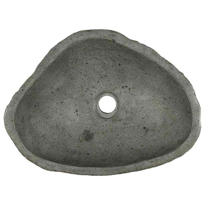 Wasbak Lichtgrijs (46-52) x (35-40) x 15 cm Riviersteen