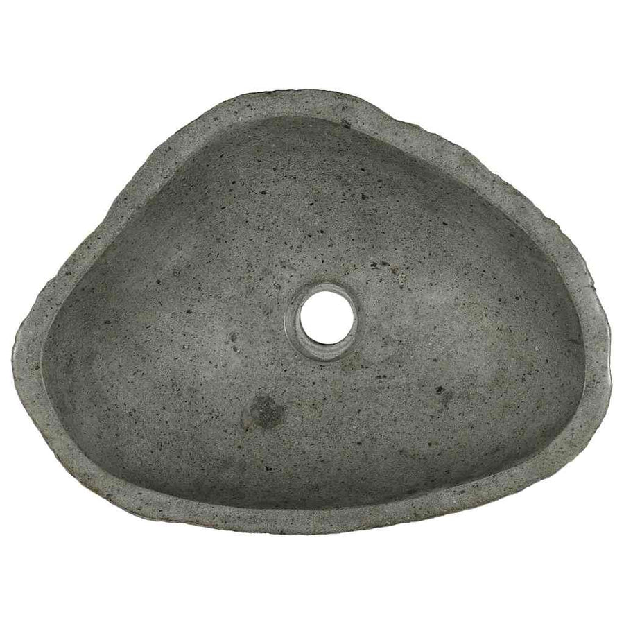 Wasbak Lichtgrijs (46-52) x (35-40) x 15 cm Riviersteen
