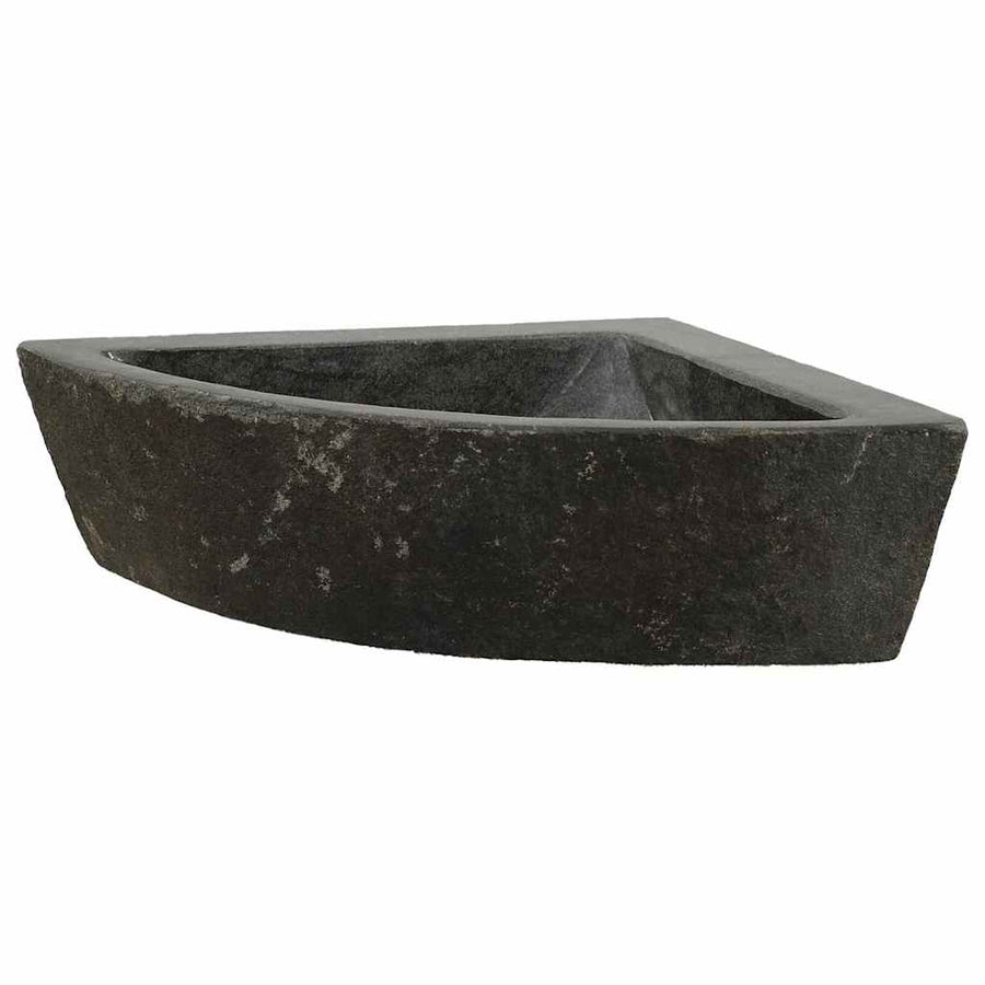 Wand Gemonteerde Hoekkom Grijs (38-45) x (38-45) x 12 cm