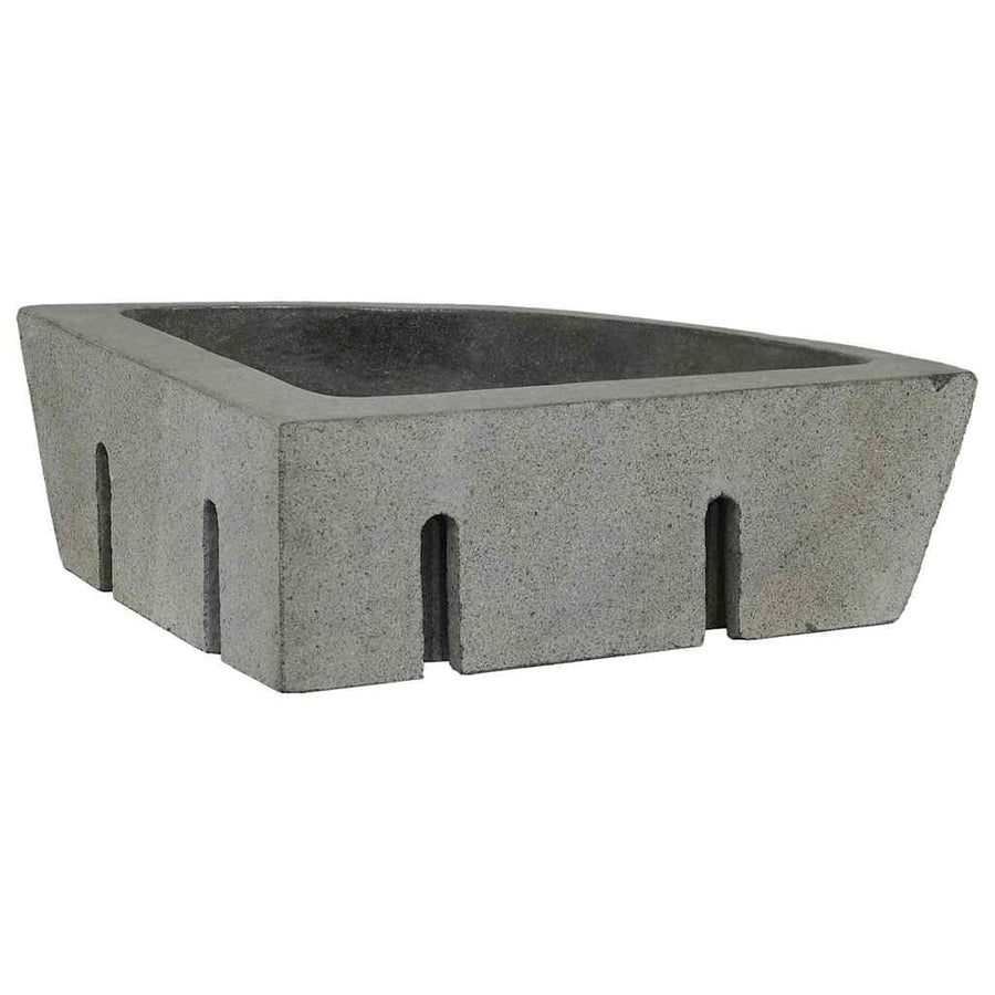 Wand Gemonteerde Hoekkom Grijs (38-45) x (38-45) x 12 cm