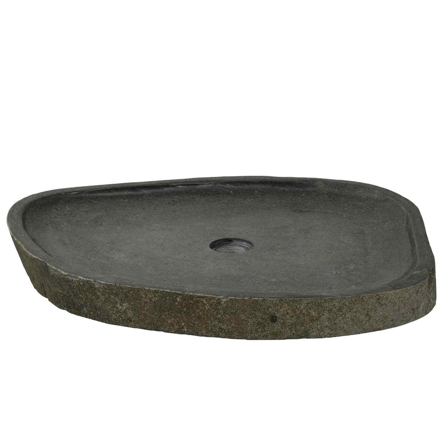 Wasbak Grijs (55-65) X (40-50) X 6 Cm Riviersteen
