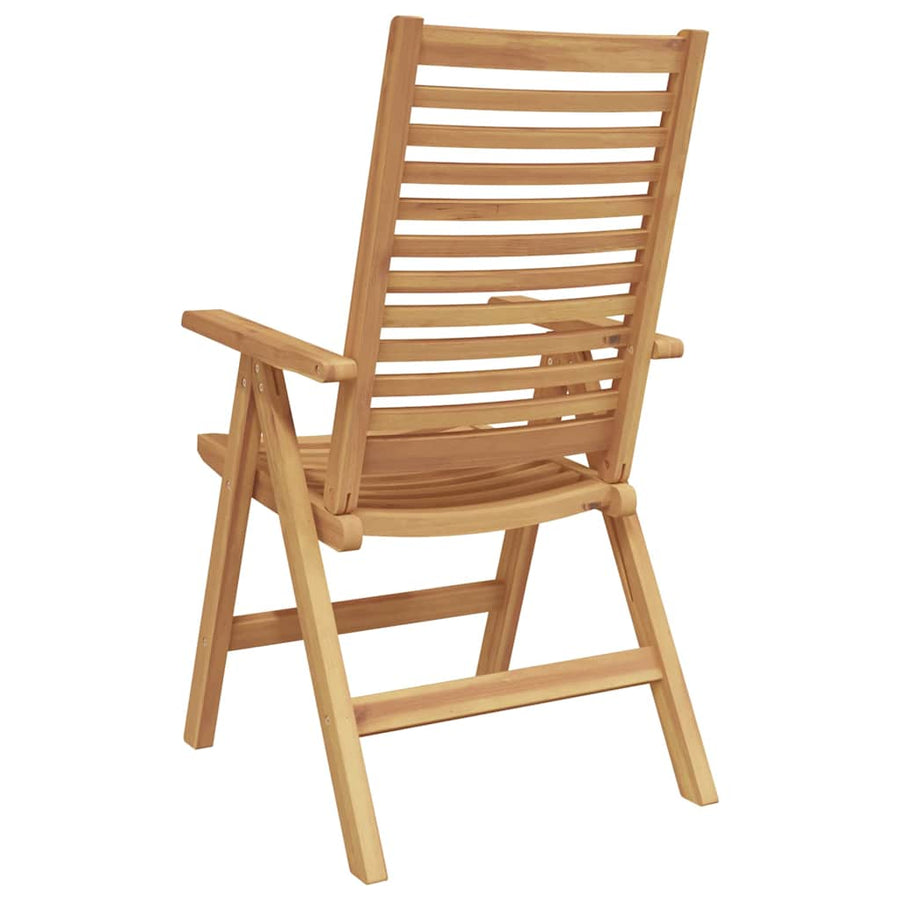 Tuinstoelen 2 pcs Bruin 52 x 64.5 x 108 cm Massief acaciahout