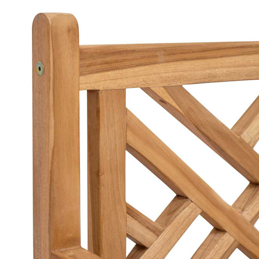 Tuinstoel 2 pcs Bruin 58 x 60 x 90 cm Massief teakhout