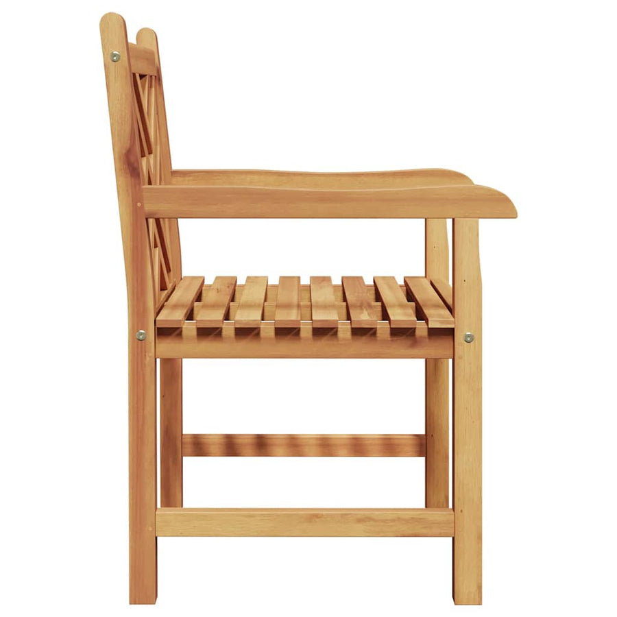 Tuinstoel 2 pcs Bruin 58 x 60 x 90 cm Massief teakhout