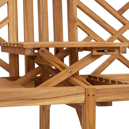 Bank Anders Bruin 150 x 60 x 90 cm Massief teakhout