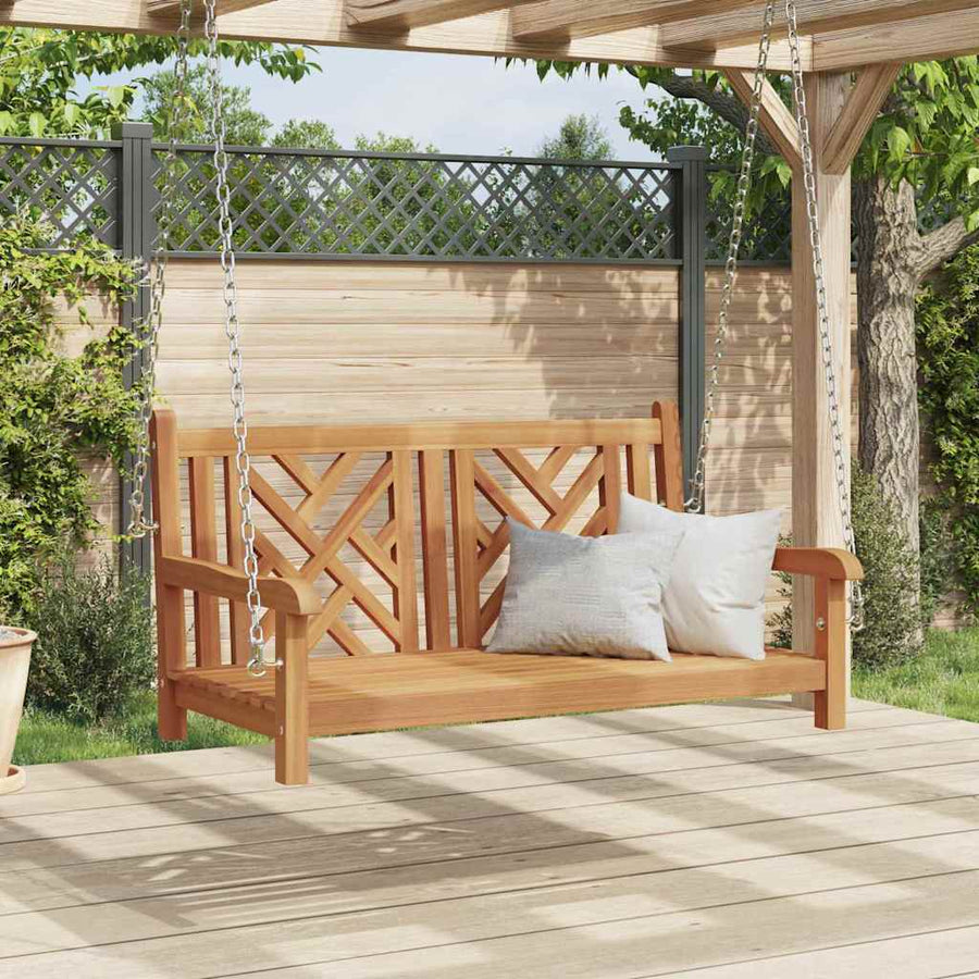 Schommelbank Anders Bruin 114 x 60 x 64 cm Massief teakhout
