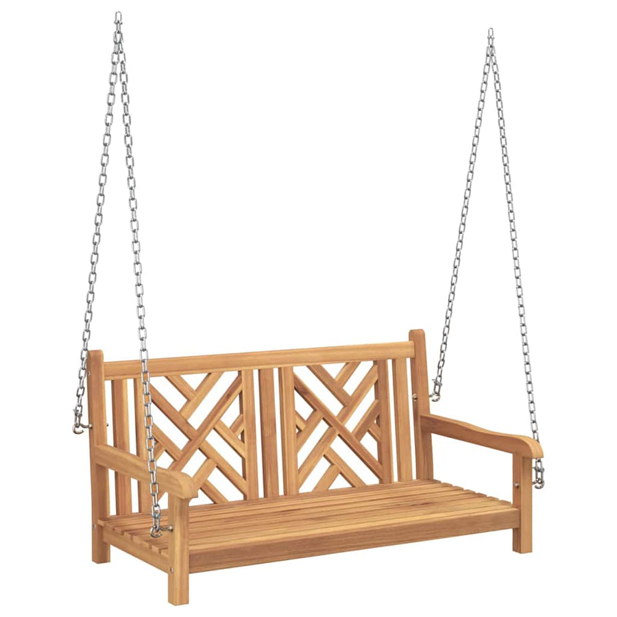 Schommelbank Anders Bruin 114 x 60 x 64 cm Massief teakhout