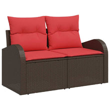 Tuinbank Bruin 124 x 62 x 85 cm poly rattan