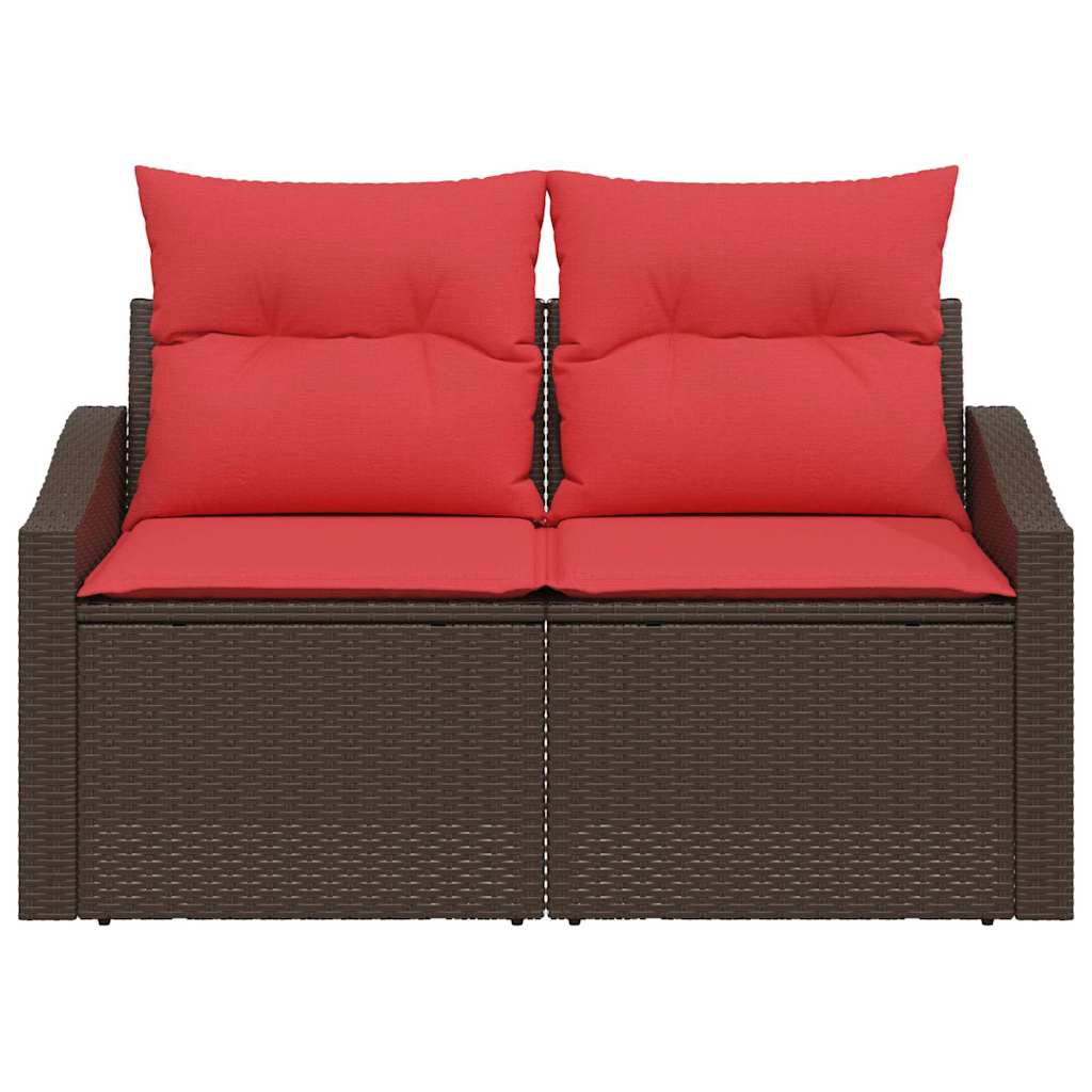 Tuinbank Bruin 123 x 62 x 69cm poly rattan