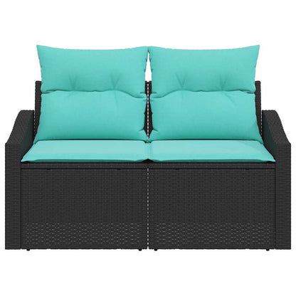 Tuinbank Grijs 123 x 62 x 69cm poly rattan