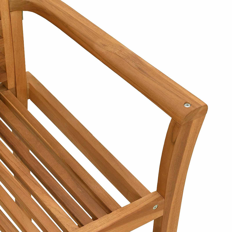 Eetkamerstoel 4 pcs Bruin 62 x 55 x 94 cm Massief Teakhout
