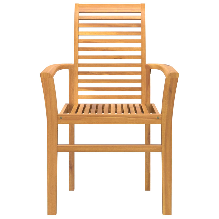 Eetkamerstoel 4 pcs Bruin 62 x 55 x 94 cm Massief Teakhout