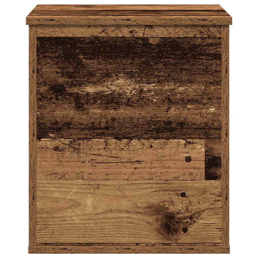 Opslagdoos met opslag Oud hout 40 x 42 x 46 cm Bewerkt hout
