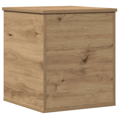 Opslagdoos artisanaal eikenkleurig 40 x 42 x 46 cm Bewerkt hout