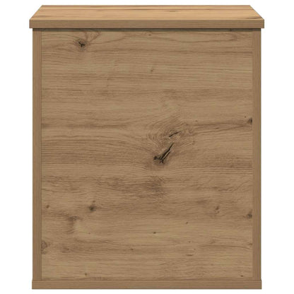 Opslagdoos artisanaal eikenkleurig 40 x 42 x 46 cm Bewerkt hout