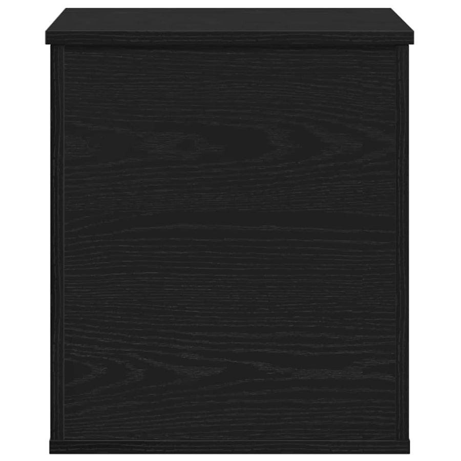 Opslagdoos met opslag Zwart eiken 40 x 42 x 46 cm Bewerkt hout