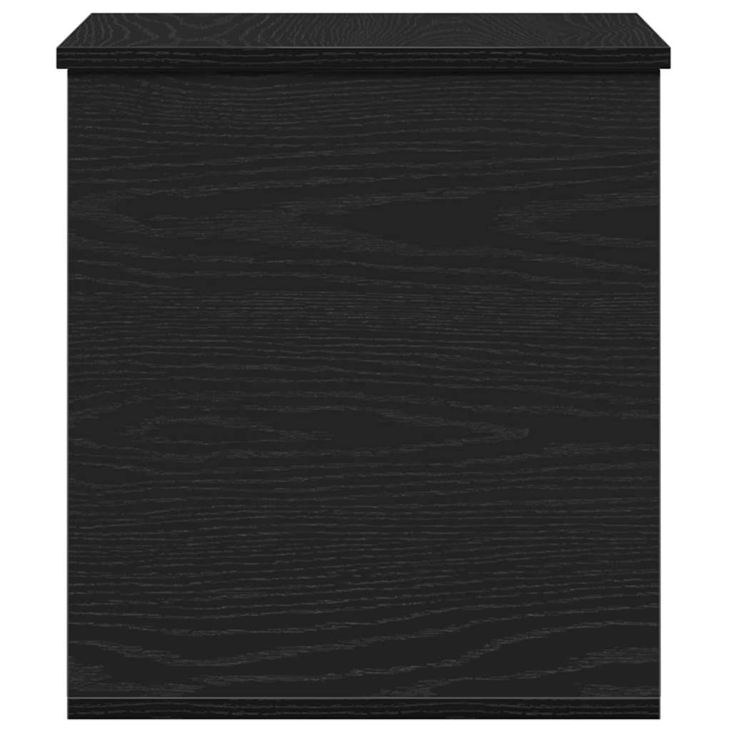 Opslagdoos met opslag Zwart eiken 40 x 42 x 46 cm Bewerkt hout