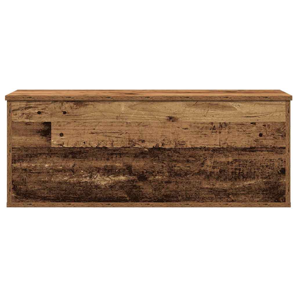 Opslagdoos met opslag Oud hout 90 x 35 x 35 cm Bewerkt hout