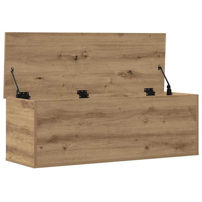 Opslagdoos met opslag artisanaal eikenkleurig 102 x 35 x 35 cm