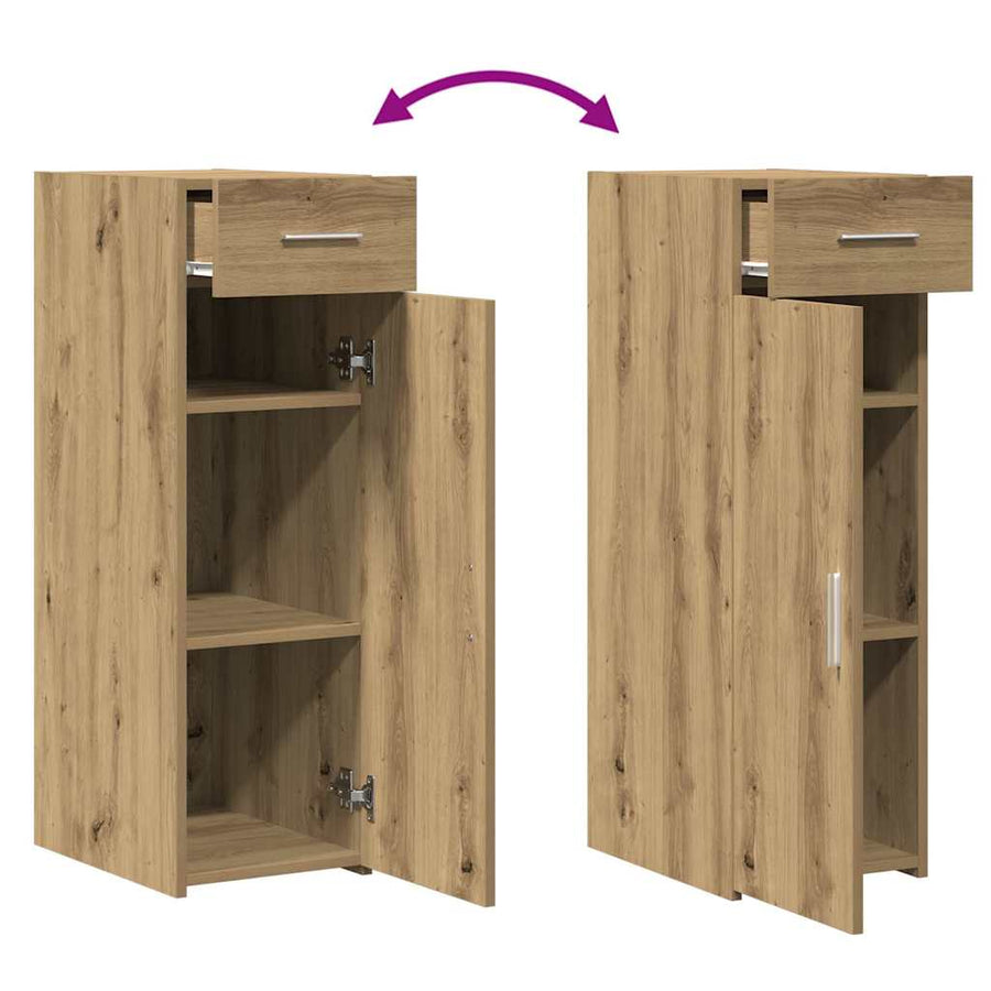 Dressoir met lade Artisan Eiken 30 x 42,5 x 93 cm