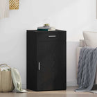 Sideboard with Drawer Black Oak 50 x 42.5 x 93 cm