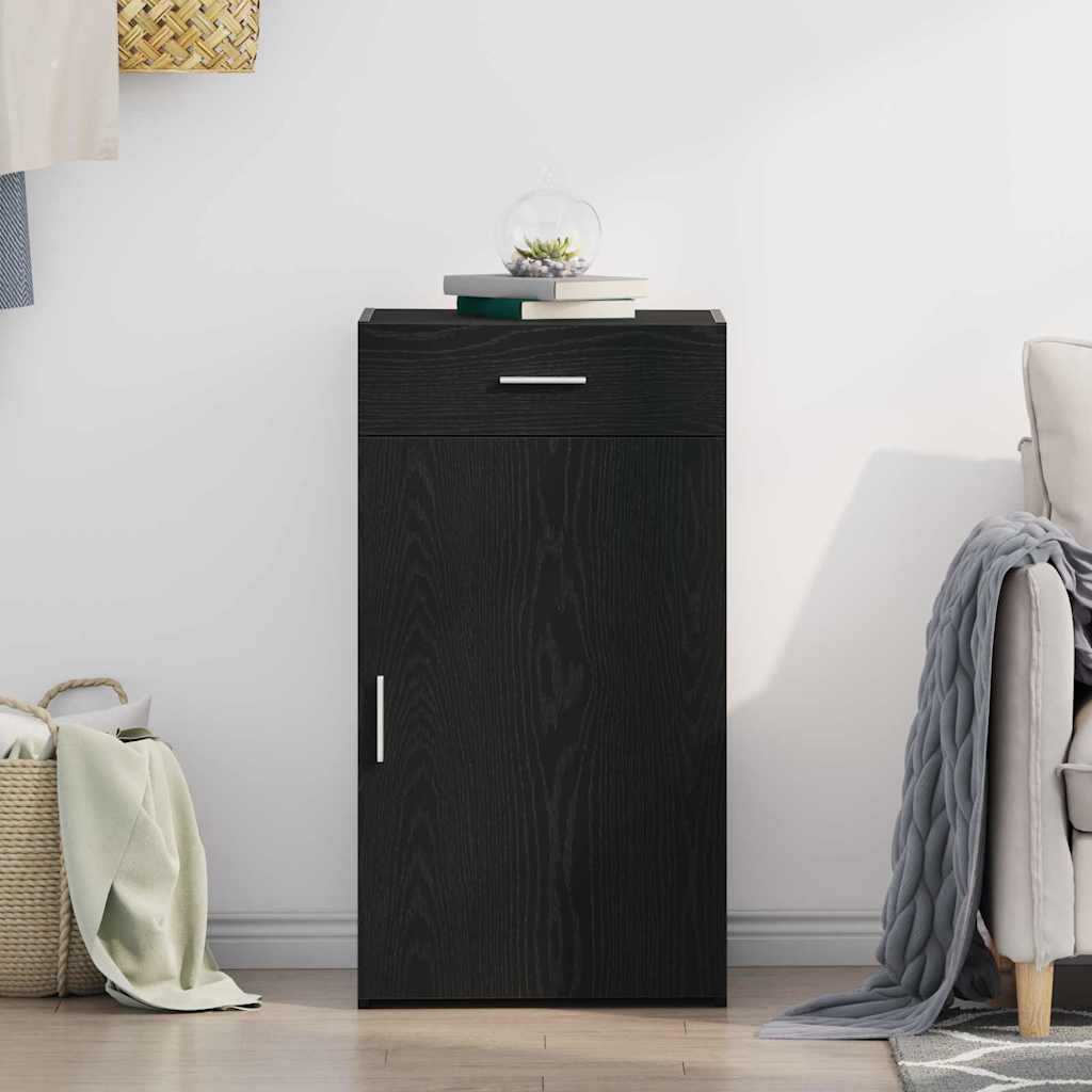 Dressoir met lade Zwart Eiken 50 x 42,5 x 93 cm
