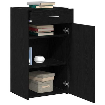 Dressoir met lade Zwart Eiken 50 x 42,5 x 93 cm